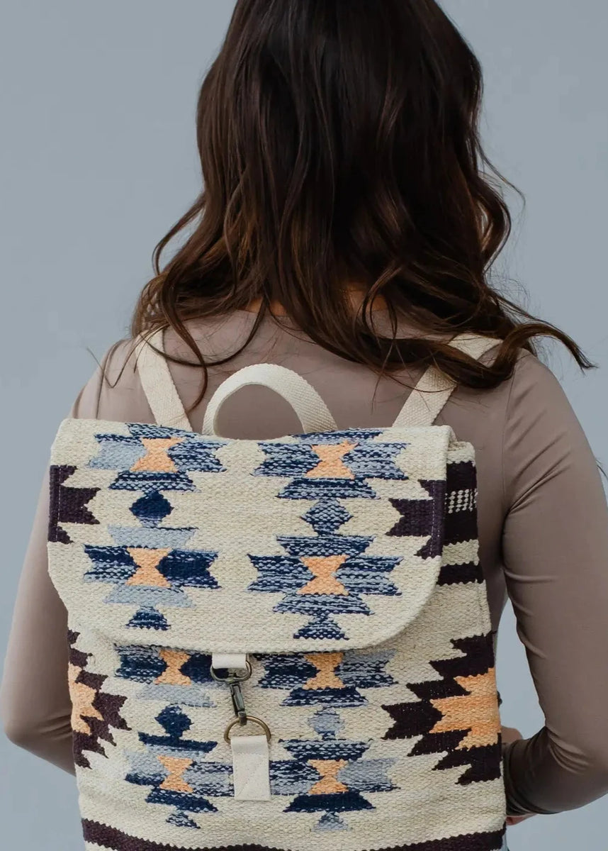 Southwestern Aztec Print Backpack – Keepin