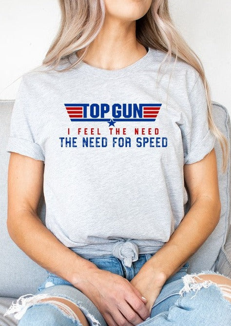 Top Gun I Feel The Need The Need For Speed T-shirt Unisex~FINAL SALE