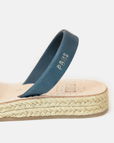 Pons Shoes - Classic Espadrille French Blue: 9