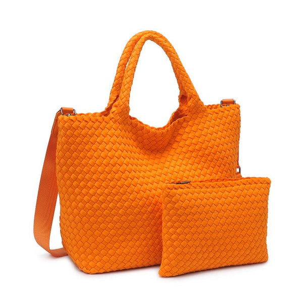 Sol and Selene Sky's The Limit - Medium Tote Bag in Orange