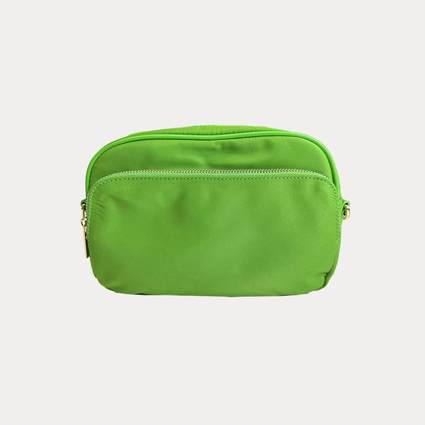 Natalia Nylon Crossbody: ORANGE