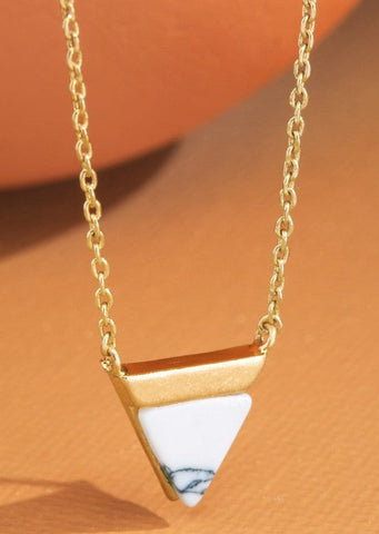 The Minimalist Howlite White Necklace