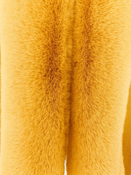 JC062843 16 Colors-Faux Fur Trim Softer Than Cashmere Scarf: Teal