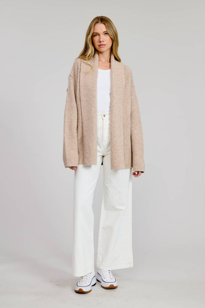 Puppy Jacquard Sweater Cardigan : One Size