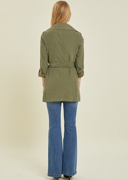 Olive Classic Trench Coat