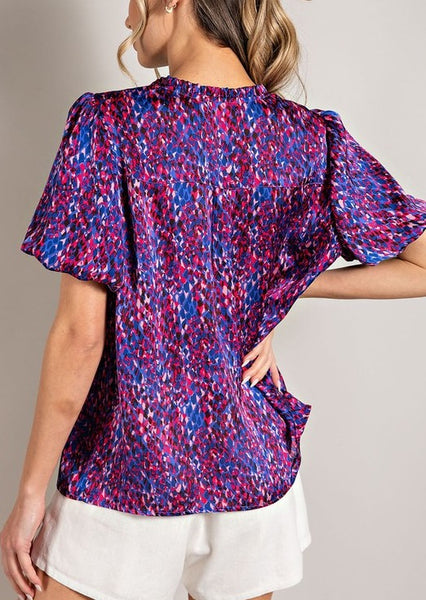 Firecracker Front Tie Top