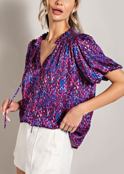 Firecracker Front Tie Top