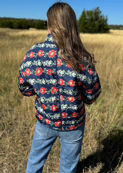 The Must Have Quilted Floral Print Jacket ~ FINAL SALE
