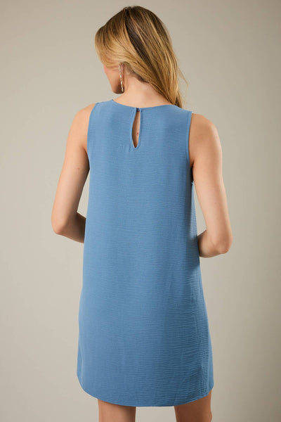 Scoop Neck Reversible Shift Dress