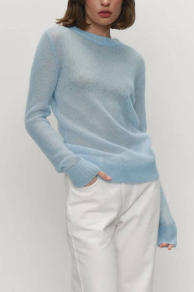 Classic Crewneck Sweater: KHAKI / S