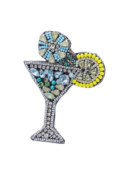 The Jeweled Martini Beaded Earrings