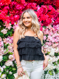 Black Eyelet Ruffle Top Ruffle Top ~ FINAL SALE