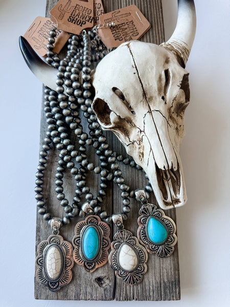 Western Pendant Navajo Style Necklace