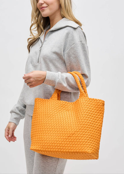 Sol and Selene Sky's The Limit - Medium Tote Bag in Orange