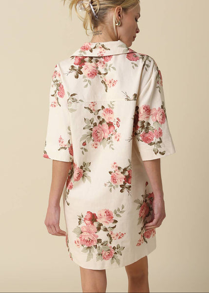Brielle Floral Collared Dress