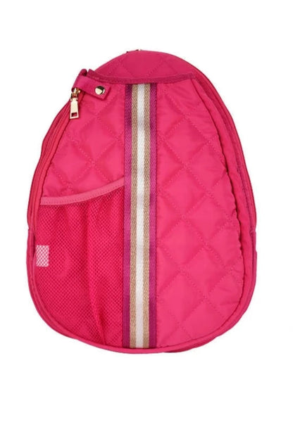 Pretty Hot Pink Pickle Ball Sling Bag