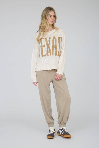 Texas Knit Pullover Sweater