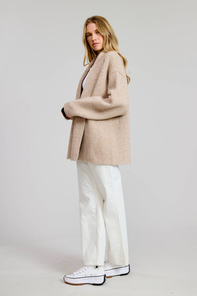 Puppy Jacquard Sweater Cardigan : One Size