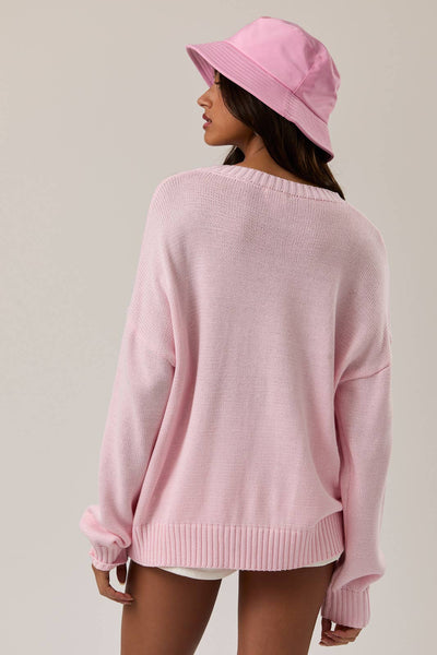 Golden Retriever Lover Pink Sweater