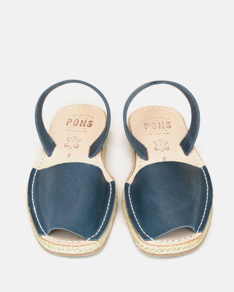 Pons Shoes - Classic Espadrille French Blue: 9