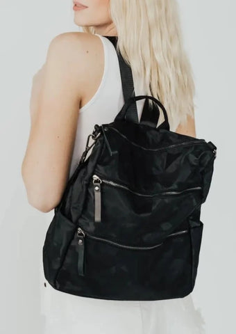 Nori Nylon Packable Backpack Tote Bag