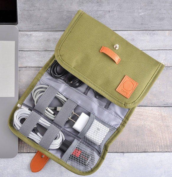 Olive Electronics Organizer Travel Bag - Travel Accessories
