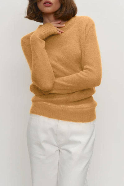 Classic Crewneck Sweater: KHAKI / M