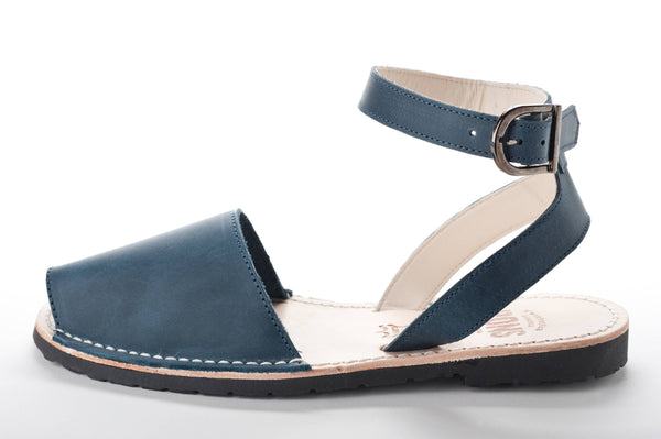 Pons Shoes - Classic Strap - French Blue: 9