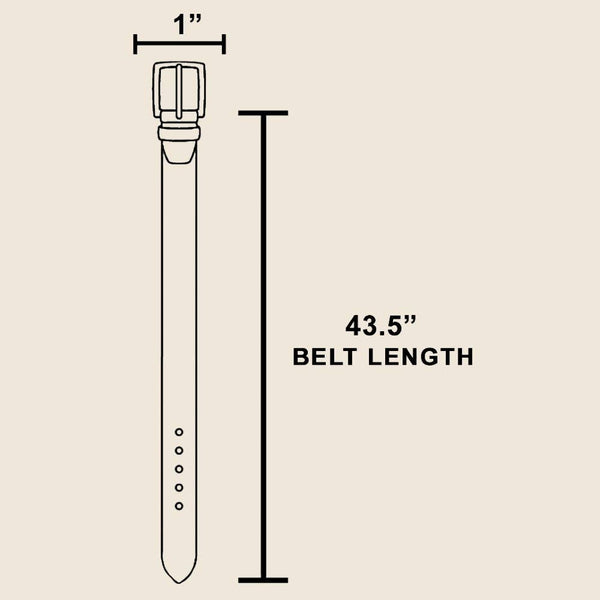 Round Western Concho Buckle Belt: SCO