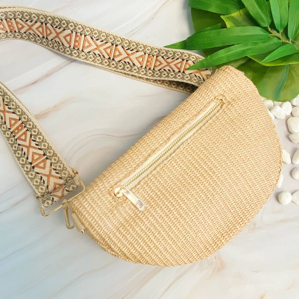 Bahama Breeze Woven Sling Bag