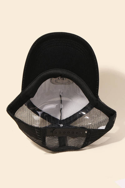 Upside Down Smiley Face Cap: WH