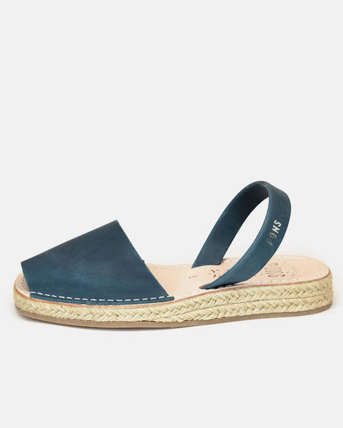 Pons Shoes - Classic Espadrille French Blue: 9