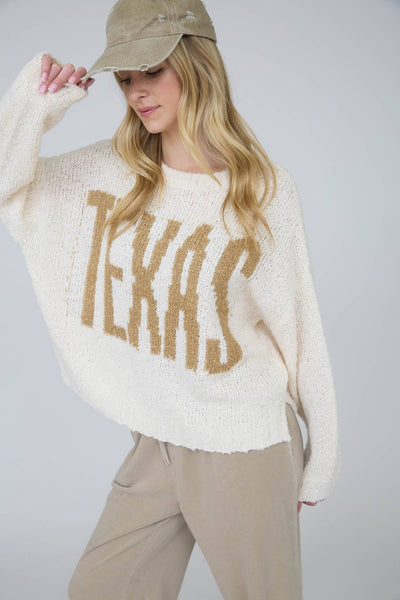 Texas Knit Pullover Sweater