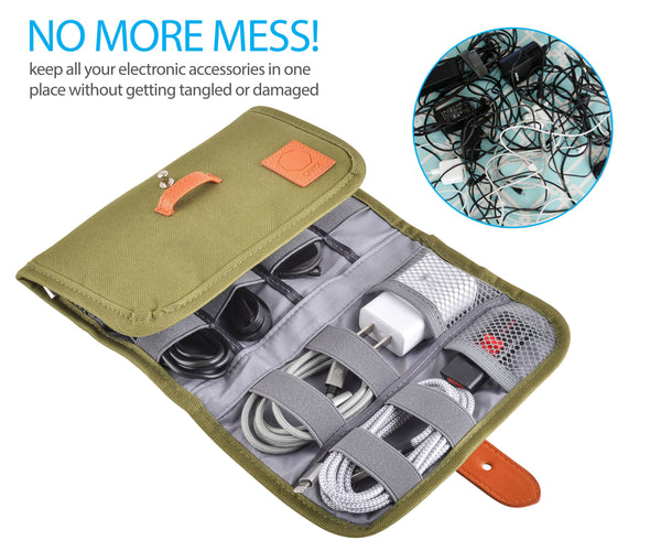 Olive Electronics Organizer Travel Bag - Travel Accessories