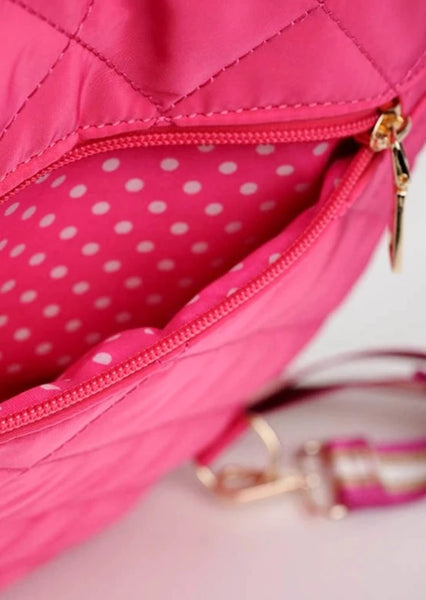 Pretty Hot Pink Pickle Ball Sling Bag