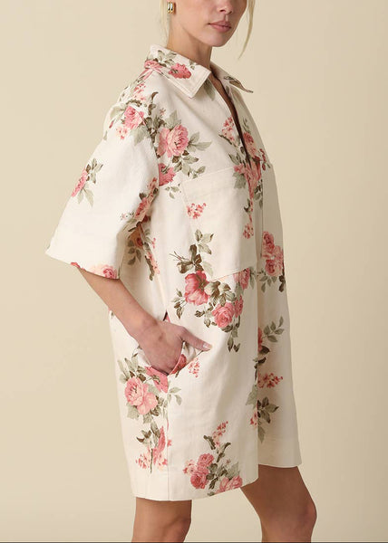 Brielle Floral Collared Dress
