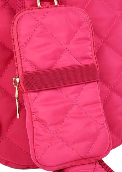 Pretty Hot Pink Pickle Ball Sling Bag