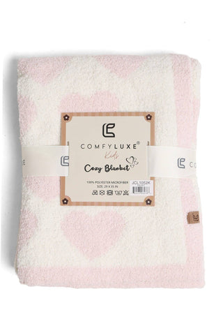 Super Soft Children's Heart Print Blanket