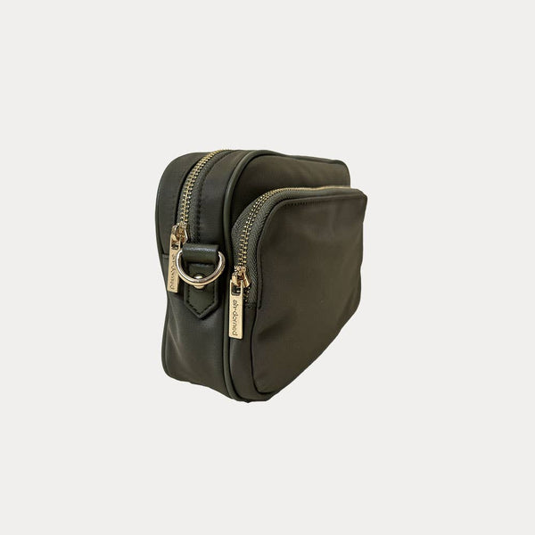 Natalia Nylon Crossbody: ORANGE