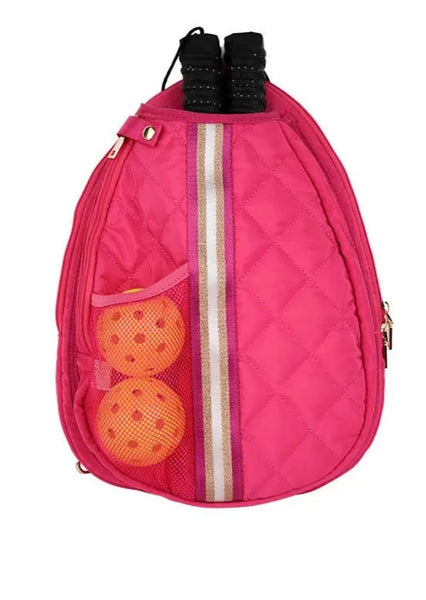 Pretty Hot Pink Pickle Ball Sling Bag