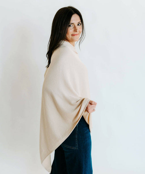 Cream Nursing Cover