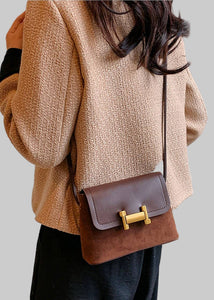 Small Faux Suede Crossbody bag