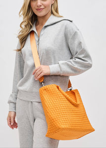 Sol and Selene Sky's The Limit - Medium Tote Bag in Orange