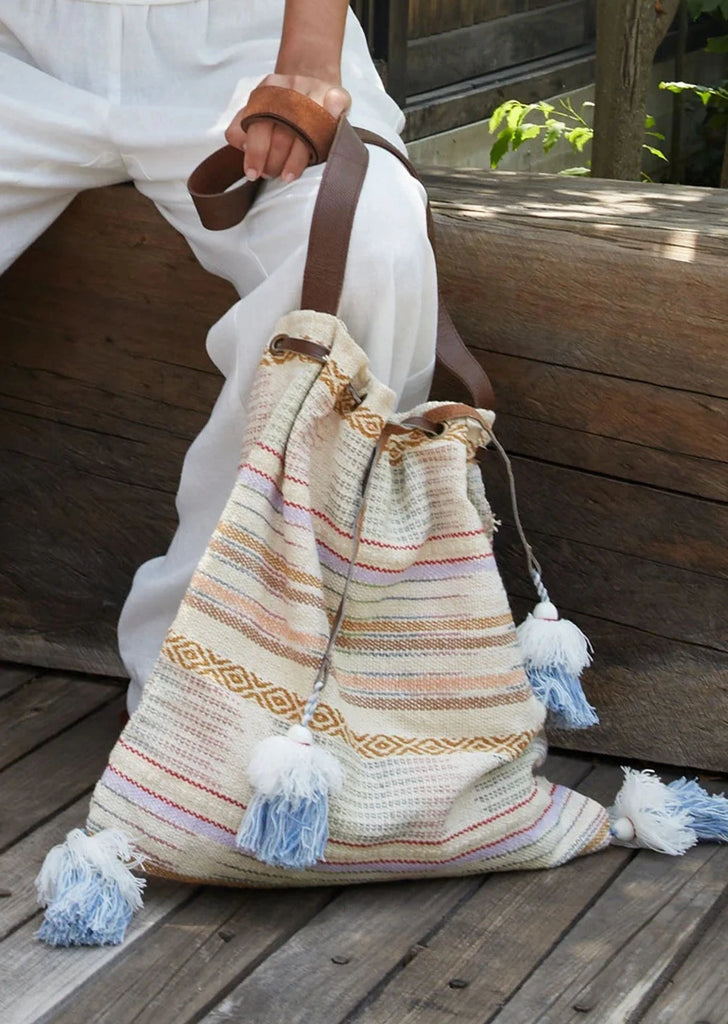 The Wanderer Bohemian Drawstring Tote Bag Keepin Breezy