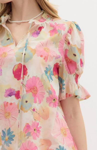 Beautiful Spring Floral Top
