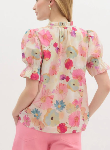 Beautiful Spring Floral Top