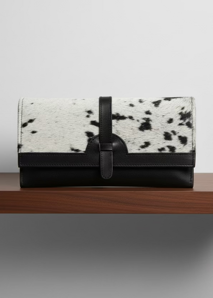 Western Leather Cowhide Wallet