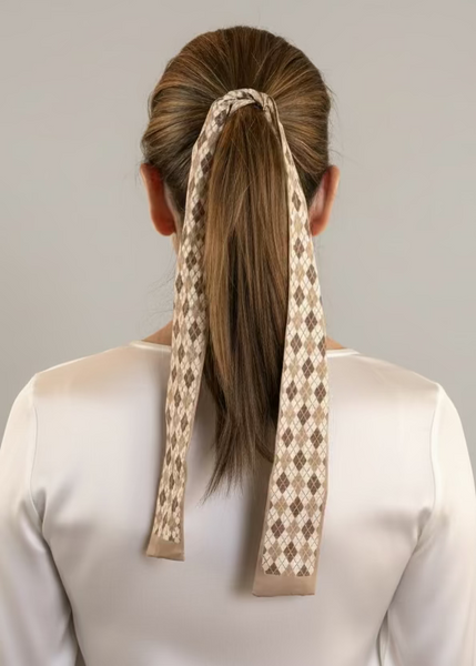 Silky Hair Tie or Bag Tie
