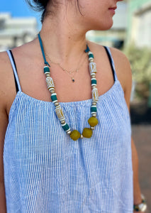 Chunky Beaded Statement Necklace