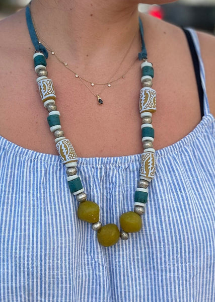 Chunky Beaded Statement Necklace